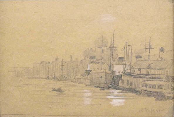 Беггров Александр Карлович. Корабли в бухте